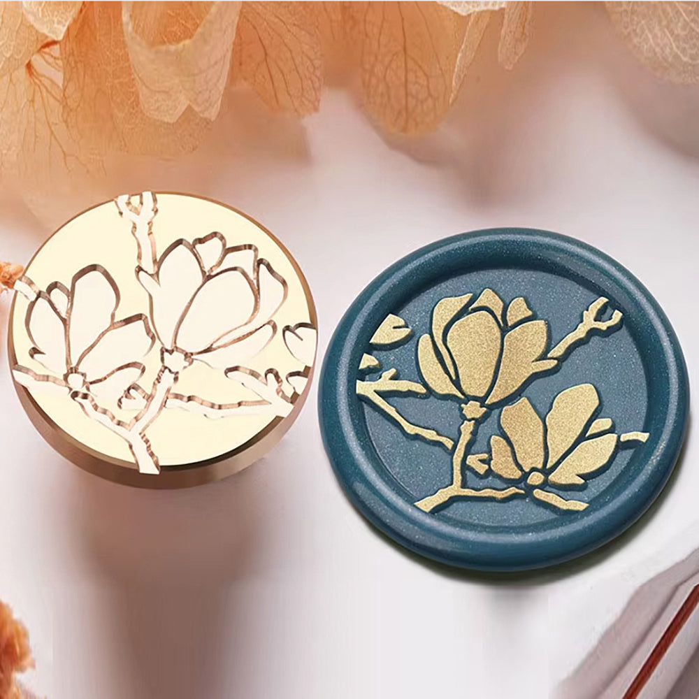 Magnolia Wax Seal Stamp size 25mm