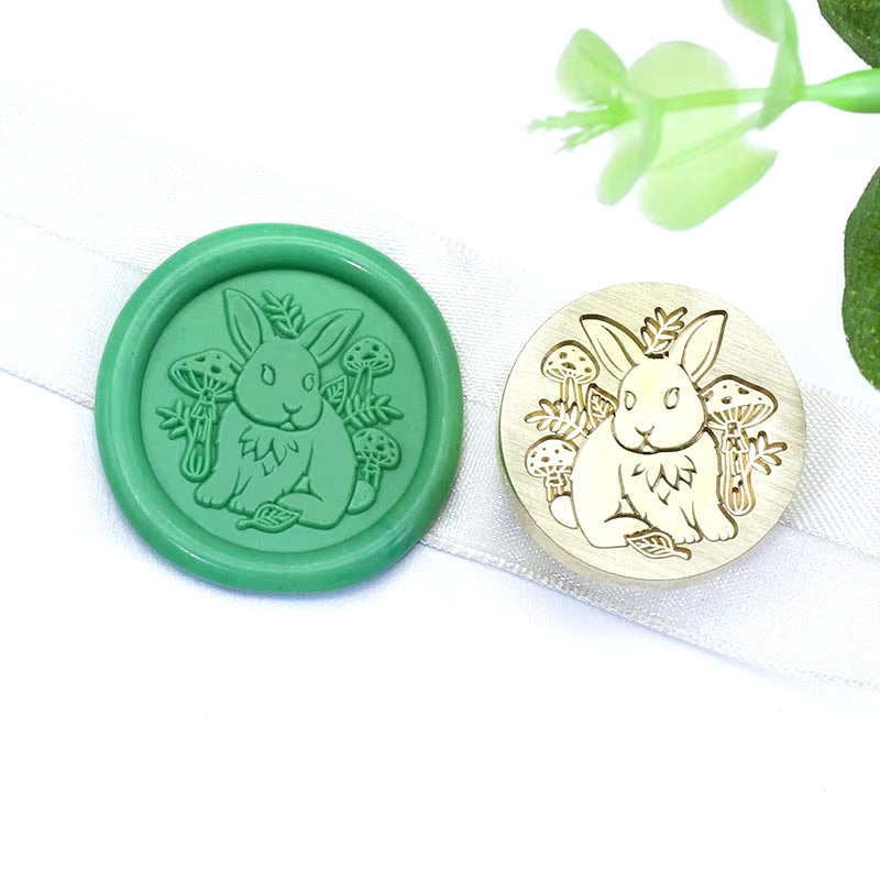 Woodland Rabbit Wax Seal Stamp (25mm)
