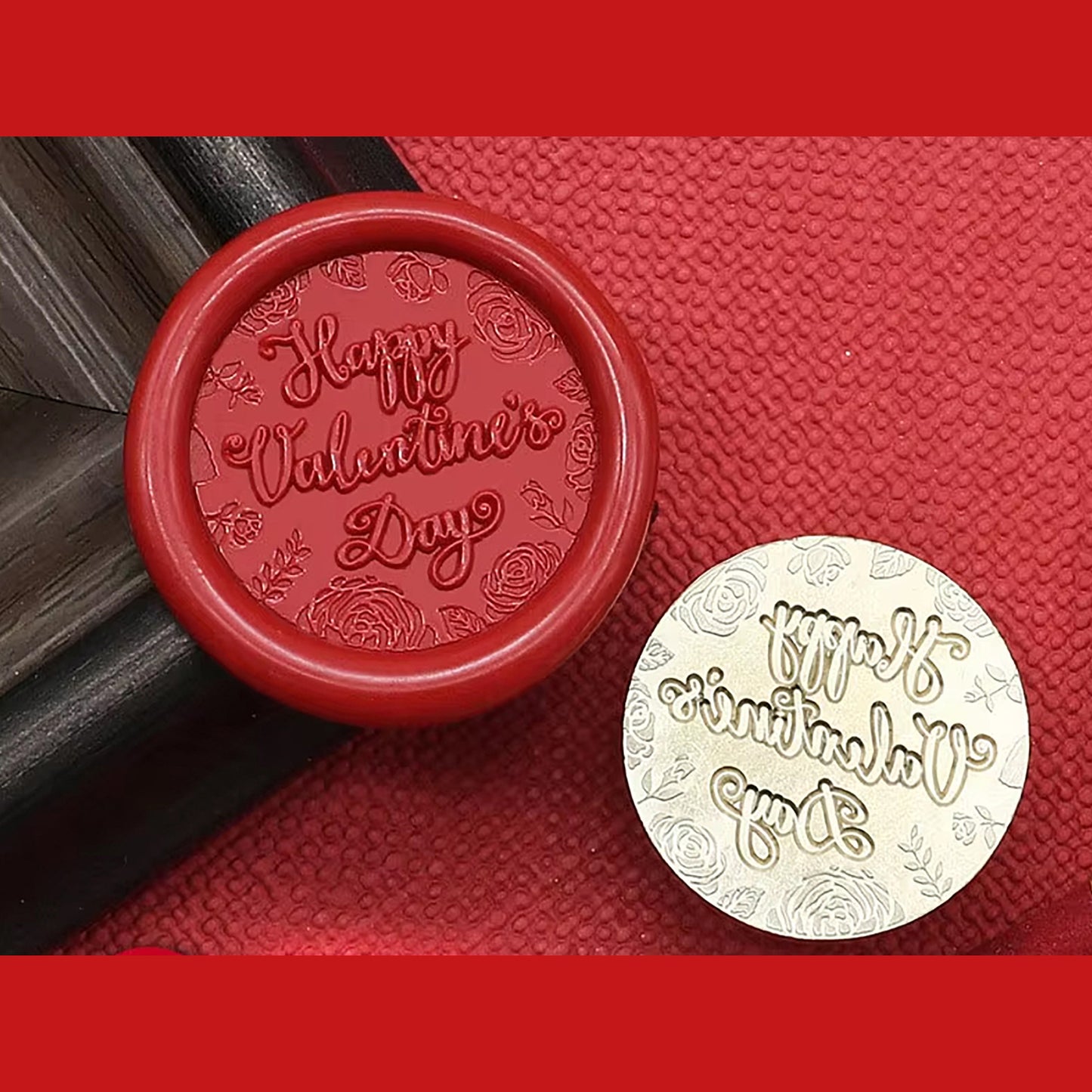 Happy Valentine’s Day Wax Seal Stamp (25mm)