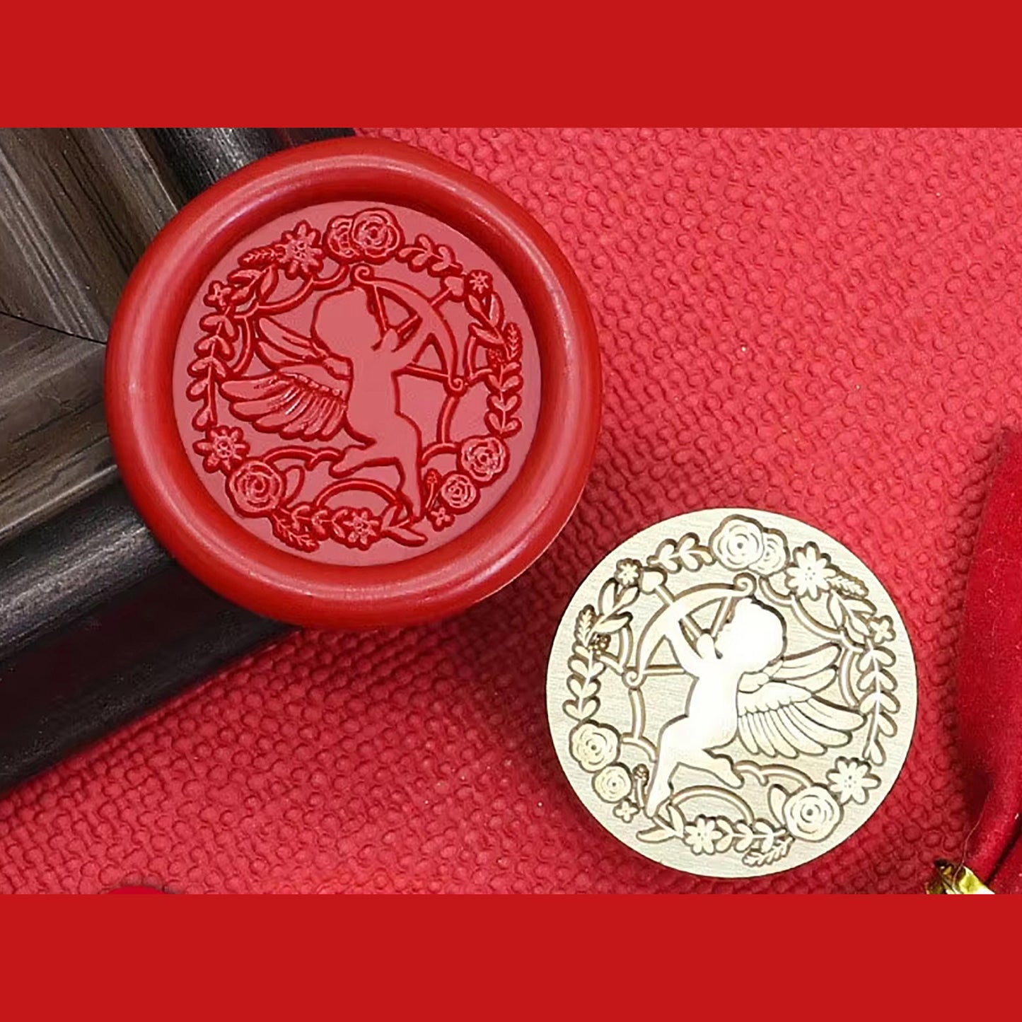 Valentine Romantic Cupid Wax Seal Stamp (25mm)
