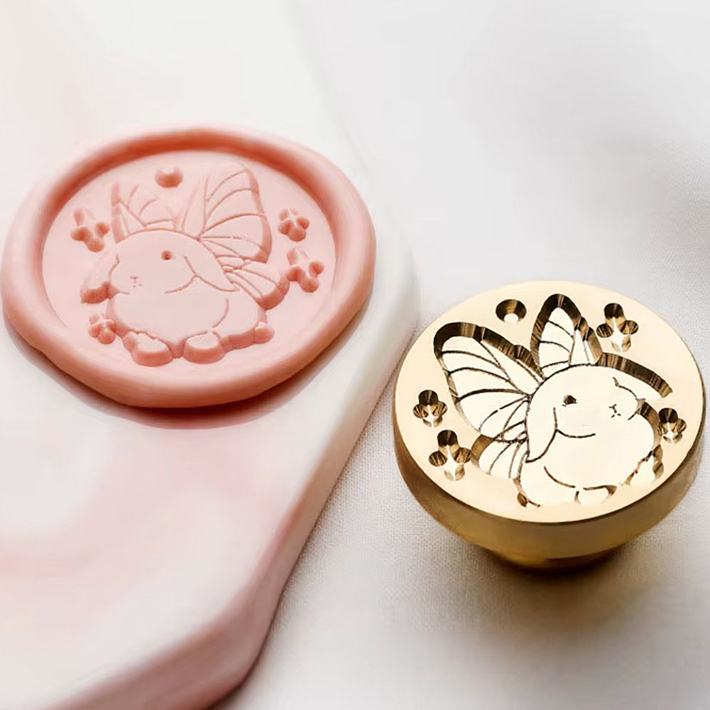 Butterfly Bunny Wax Seal Stamp (25mm)