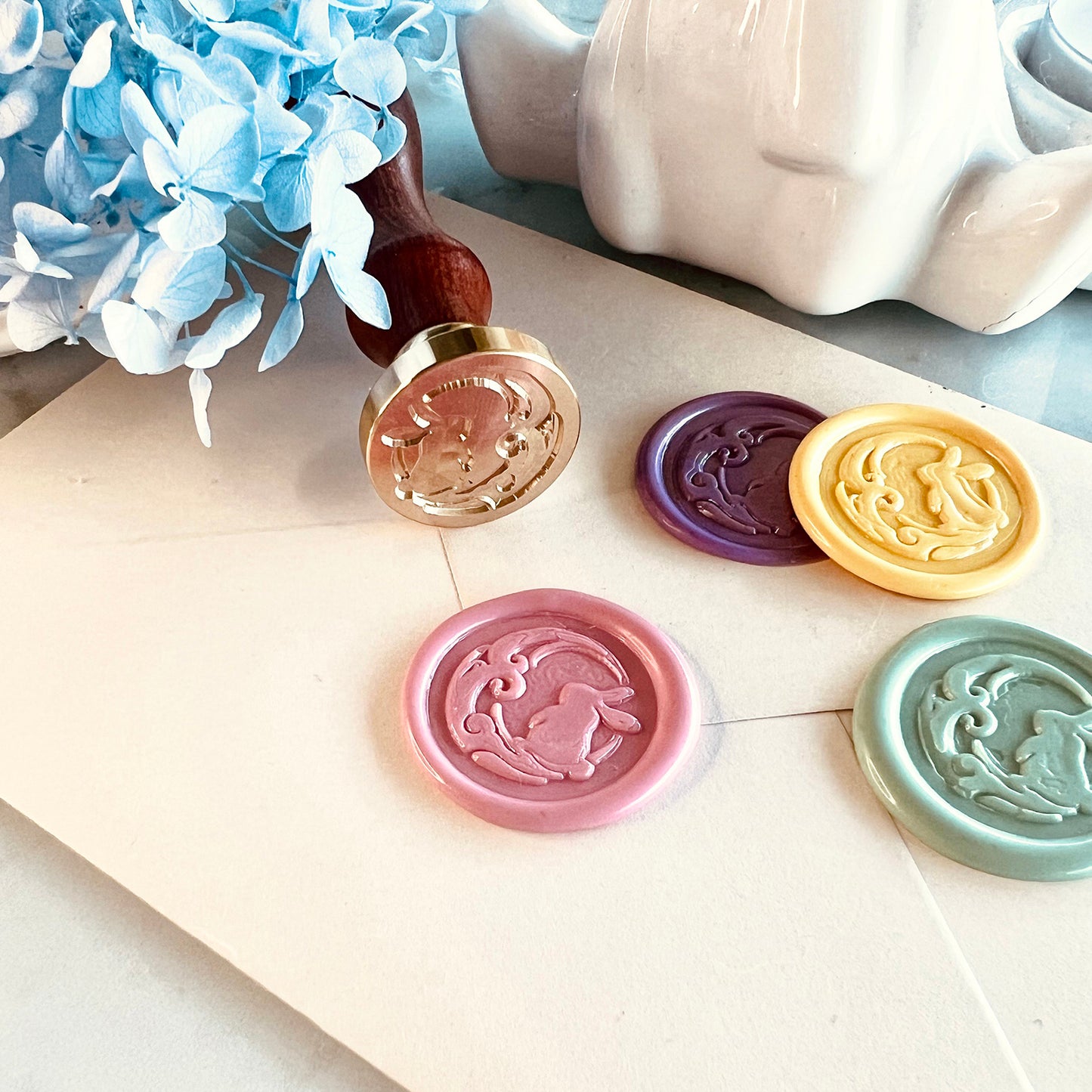 Bunny Wax Seal Stamp - Rabbit Wax (25mm)