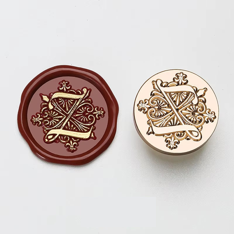Ornate Letter "Z" Wax Seal Stamp Head (25mm)