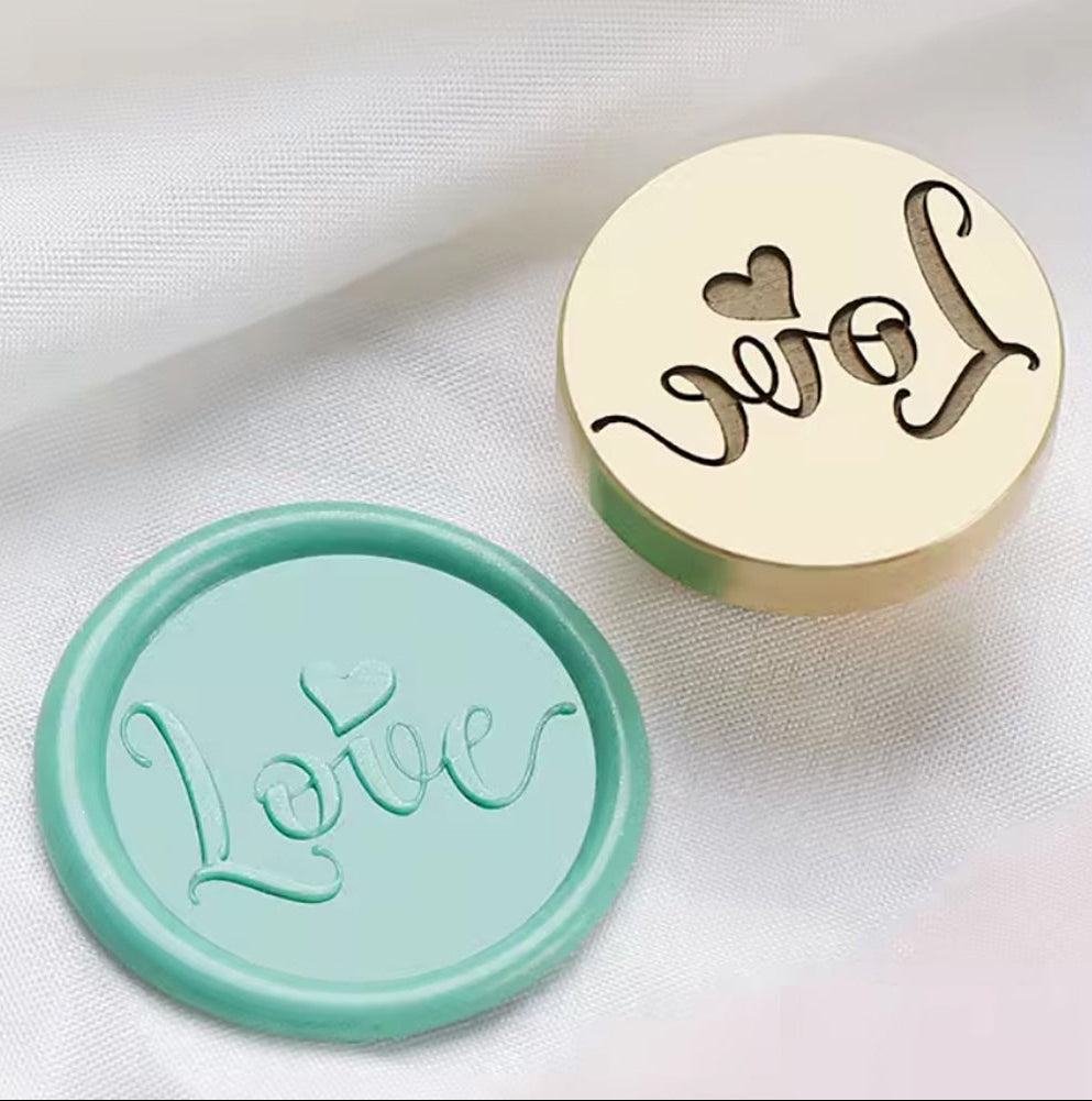 Love word Wax Seal Stamp size 25mm