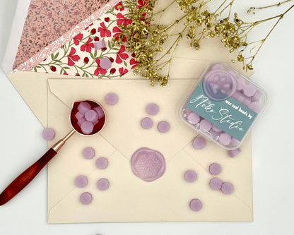 DJ01-Jelly Purple color wax seal beads