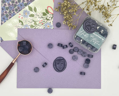 DL66-Dark Radish Purple color wax seal beads