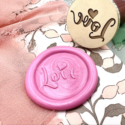 Love word Wax Seal Stamp size 25mm