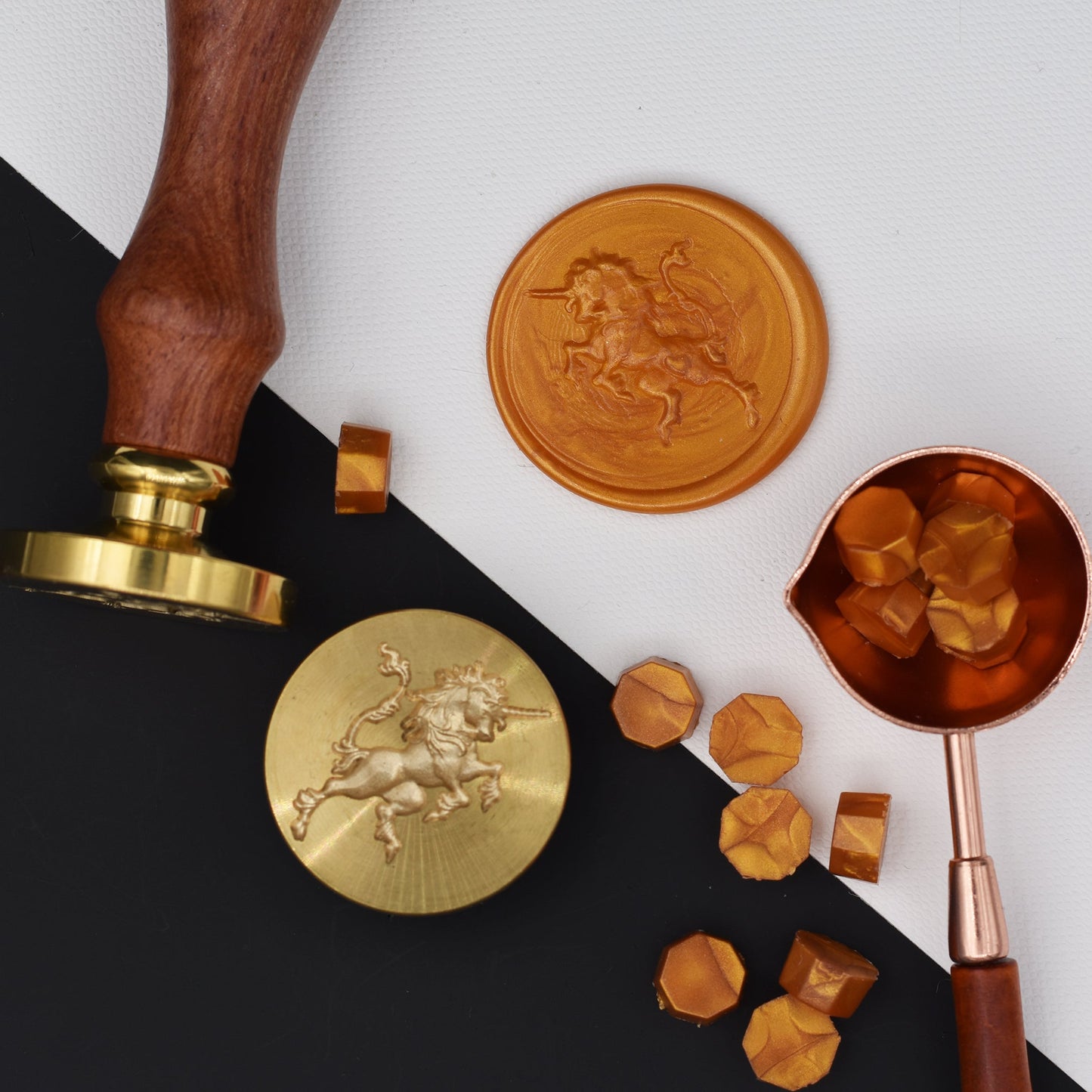 Majestic Unicorn Wax Seal Stamp – 30mm