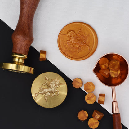 Majestic Unicorn Wax Seal Stamp – 30mm