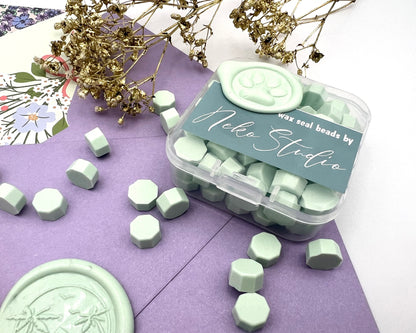 DL71-Jade color wax seal beads
