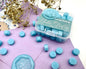 DJ06-Jelly Blue color wax seal beads