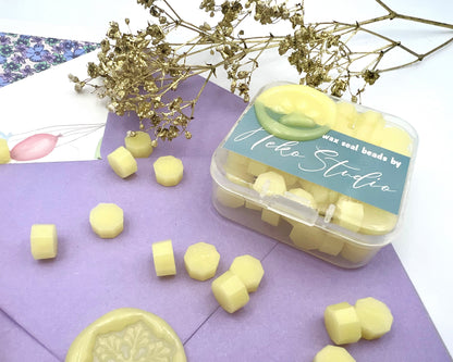 DJ04-Jelly Yellow color wax seal beads