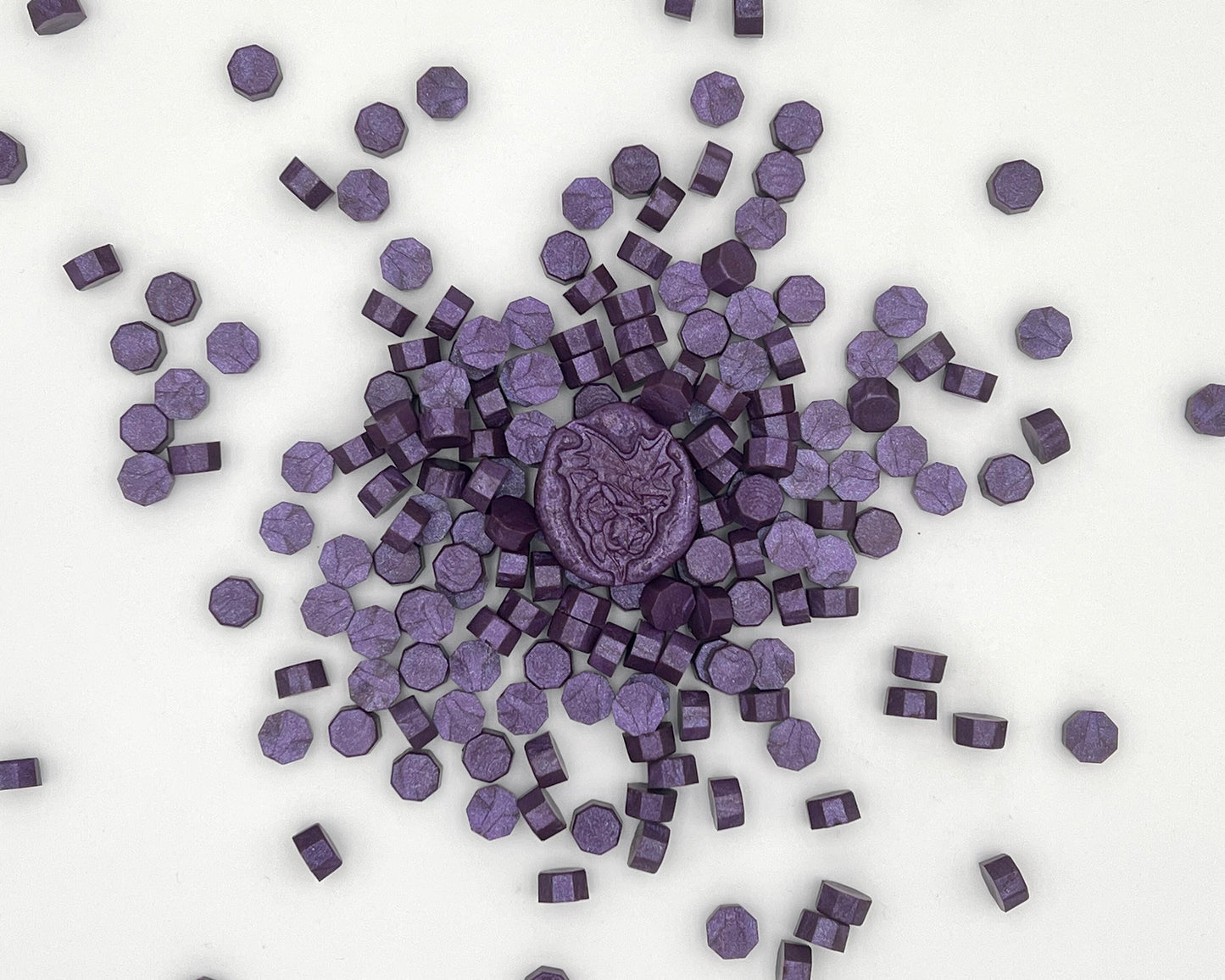 DL35-Eggplant color wax seal beads