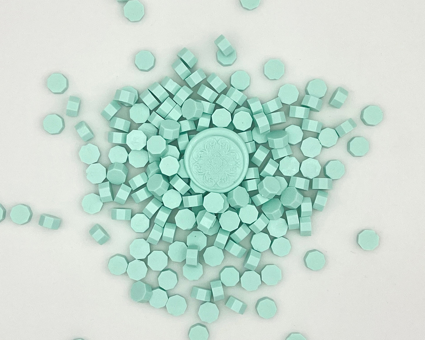 DL16-Mint Green color wax seal beads