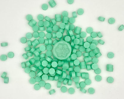 DJ05-Jelly Green color wax seal beads