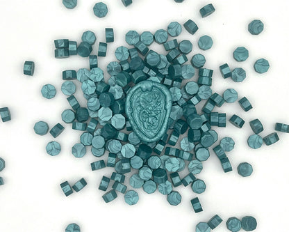 DL78-Duck Green color wax seal beads
