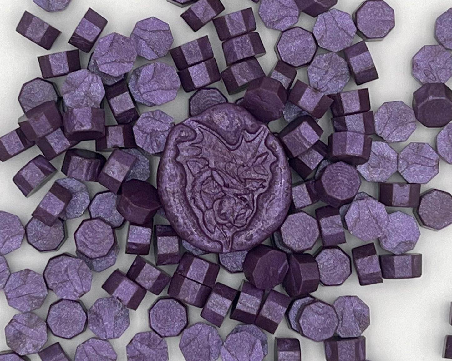 DL35-Eggplant color wax seal beads