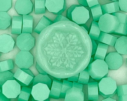 DJ05-Jelly Green color wax seal beads