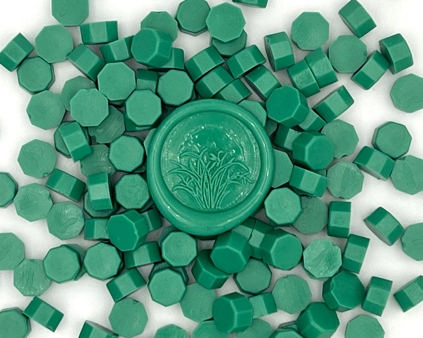 DL77-Grass Green wax seal beads