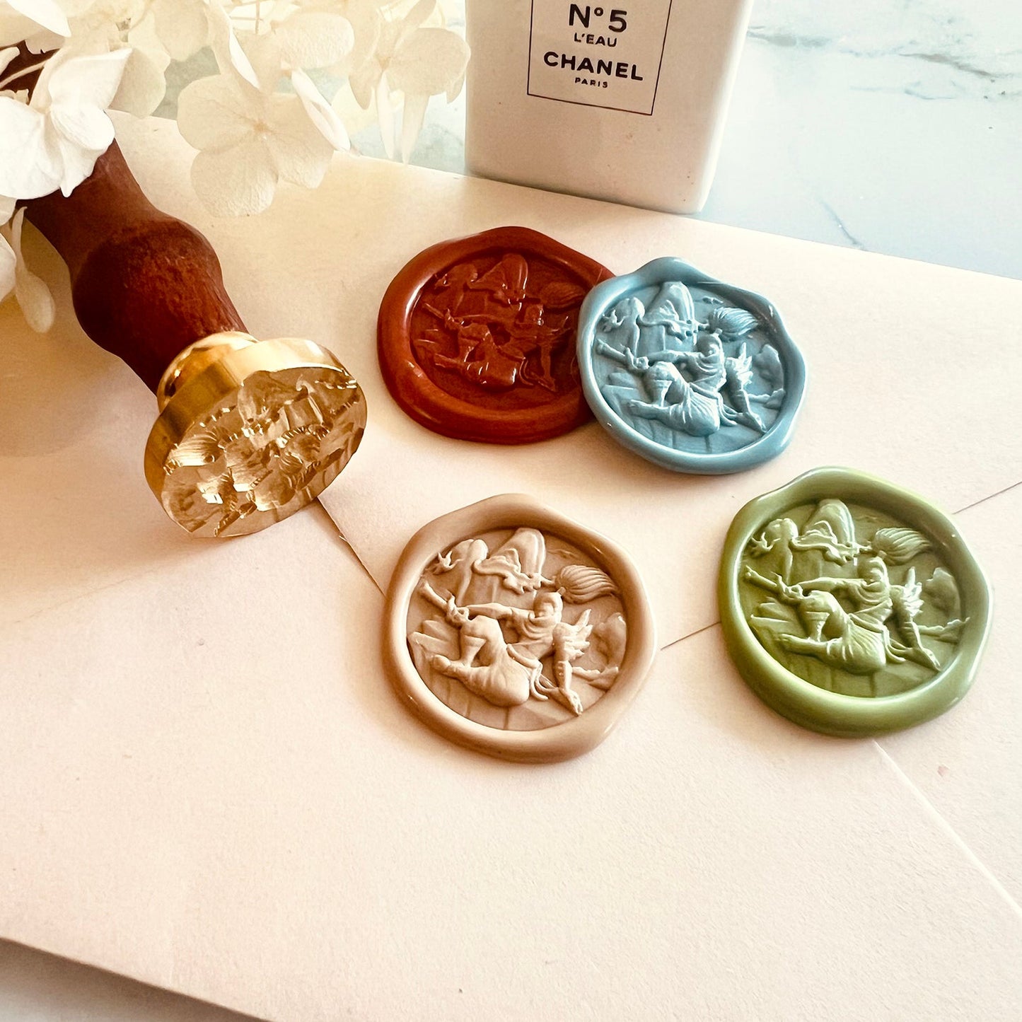 Swordsman Fantasy Yasuo Inspired Wax Seal Stamp – 25mm