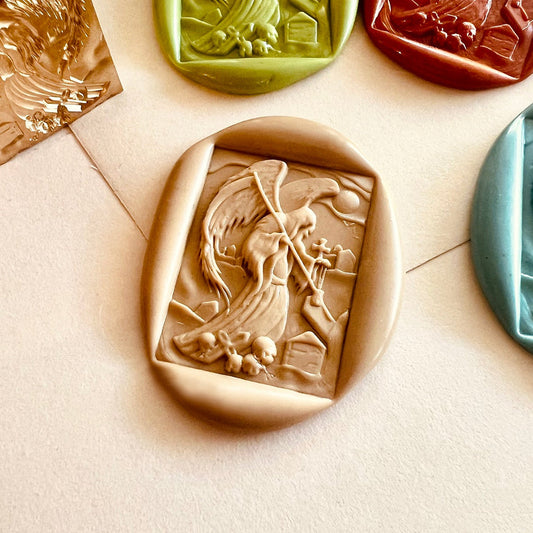 Angel of Death Wax Seal Stamp size 19x27mm