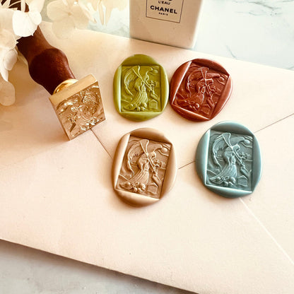 Angel of Death Wax Seal Stamp size 19x27mm