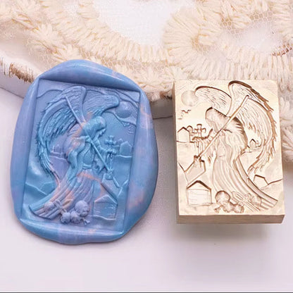 Angel of Death Wax Seal Stamp size 19x27mm