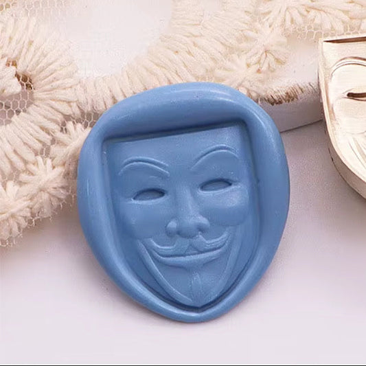 Theater Mask Wax Seal Stamp size 22x32mm