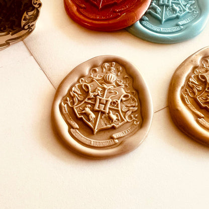 Hogwarts Crest Wax Seal Stamp size 29x25mm
