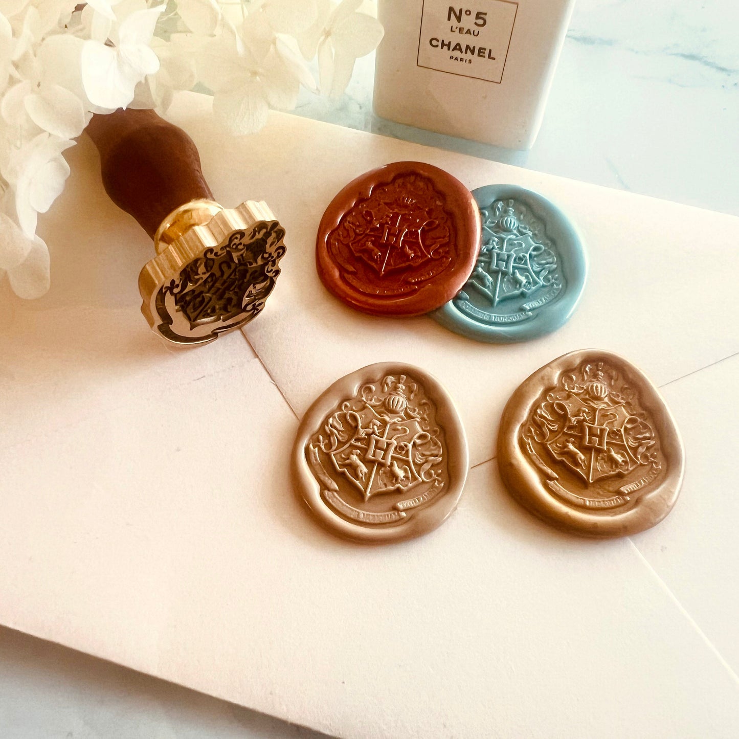 Hogwarts Crest Wax Seal Stamp size 29x25mm