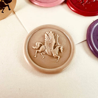 Flying Pegasus Wax Seal Stamp – 25mm Brass Wax Stamp