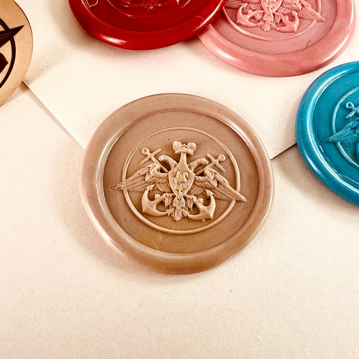 Military Eagle Wax Seal Stamp size 25mm