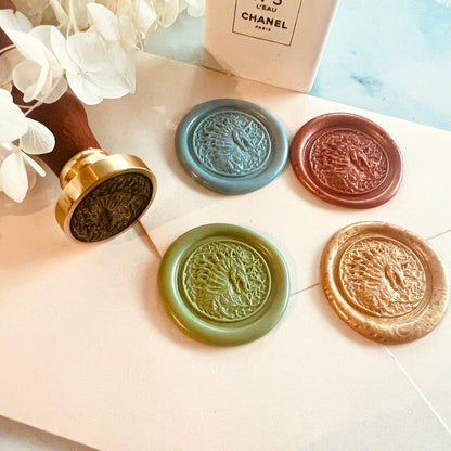 Dragon Head Wax Seal Stamp size 25mm