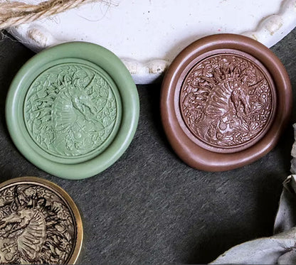 Dragon Head Wax Seal Stamp size 25mm