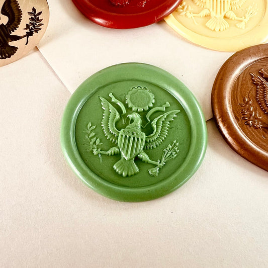 Eagle Emblem Wax Seal Stamp size 25mm