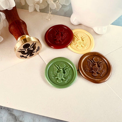 Eagle Emblem Wax Seal Stamp size 25mm