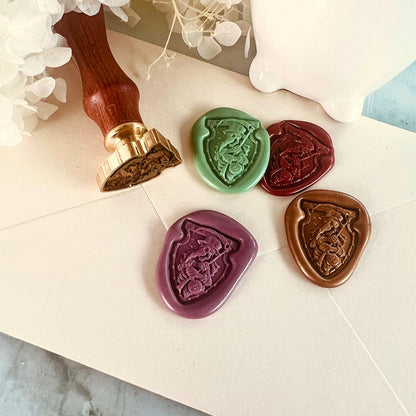 Skeleton Wizard Wax Seal Stamp size 20x26mm