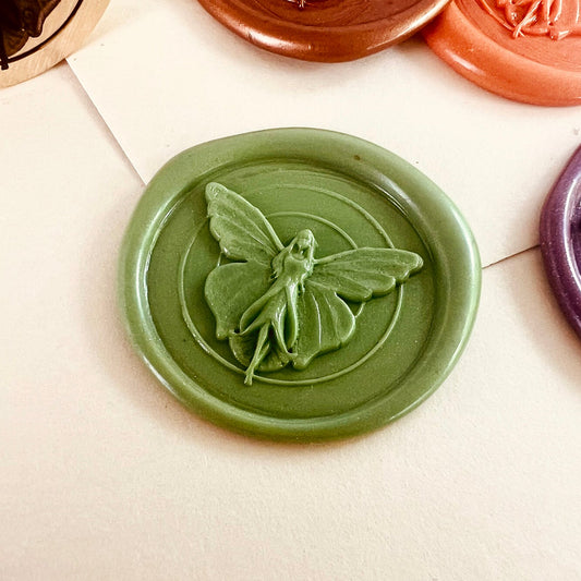 Butterfly Fairy Wax Seal Stamp – Whimsical Brass Seal