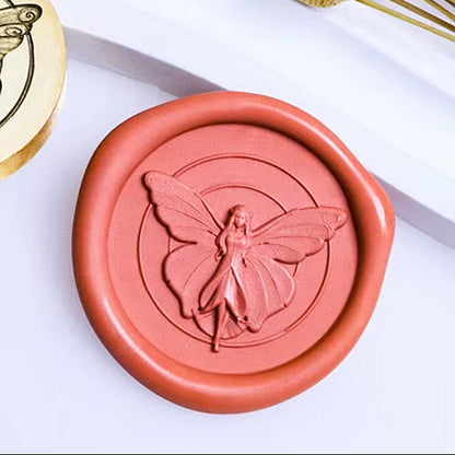 Butterfly Fairy Wax Seal Stamp – Whimsical Brass Seal