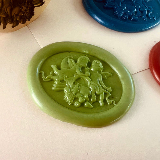 Cherub Wax Seal Stamp size 29x22 mm