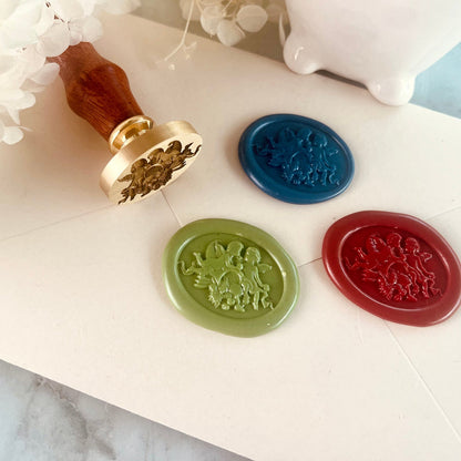Cherub Wax Seal Stamp size 29x22 mm