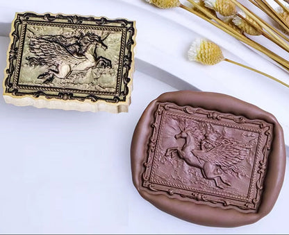 Pegasus Wax Seal Stamp – Flying Horse size 27x22mm