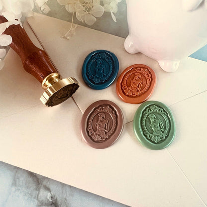 Winged Warrior Wax Seal Stamp size 28x20mm