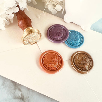 Religious Jesus Wax Seal Stamp size 25.4mm