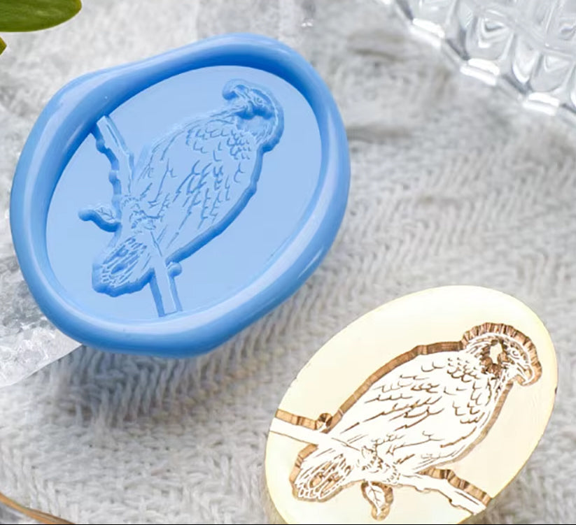 Cockatoo Bird Wax Seal Stamp size 20x30mm