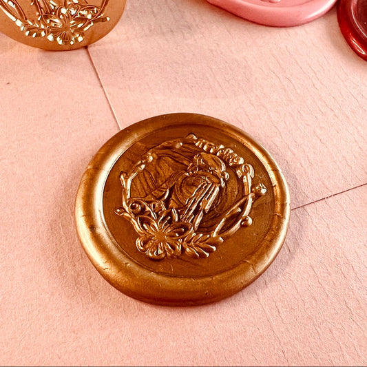 Wedding Bride Wax Seal Stamp - 25mm