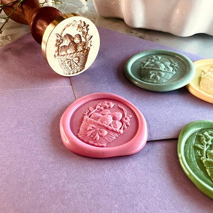 Easter Basket Wax Seal Stamp (25mm)