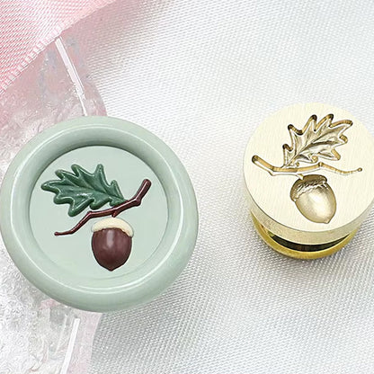 Mini Acorn Wax Seal Stamp (15mm)