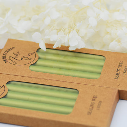 39-Elegant Mustard Wax Seal Sticks – Pack of 5
