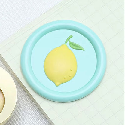 Lemon Wax Seal Stamp – 25mm Brass Fruit Design for Summer